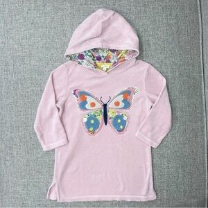 Mini Boden Light Pink Butterfly Swim Coverup